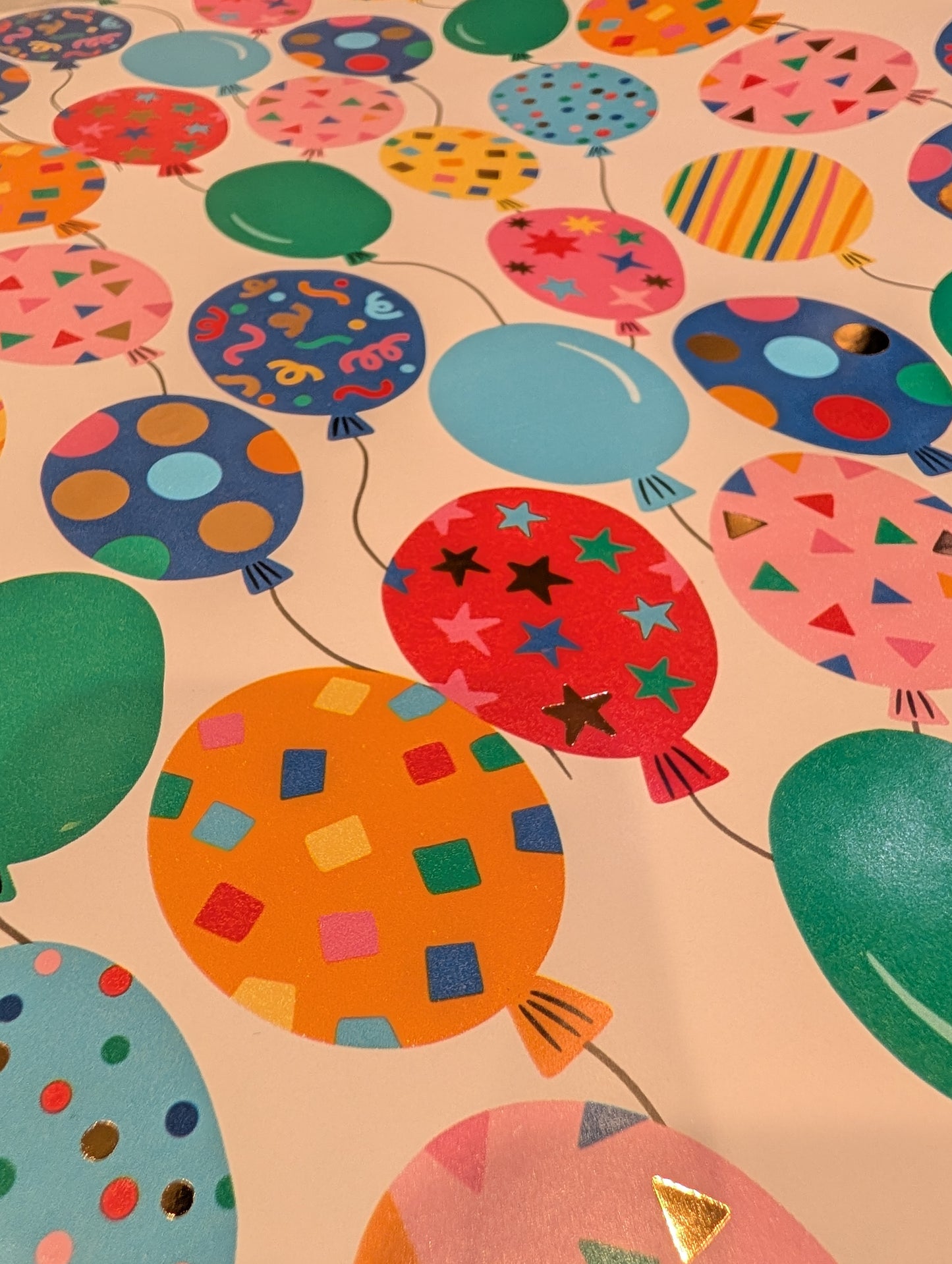 One Dozen - Balloon Wrapping Paper