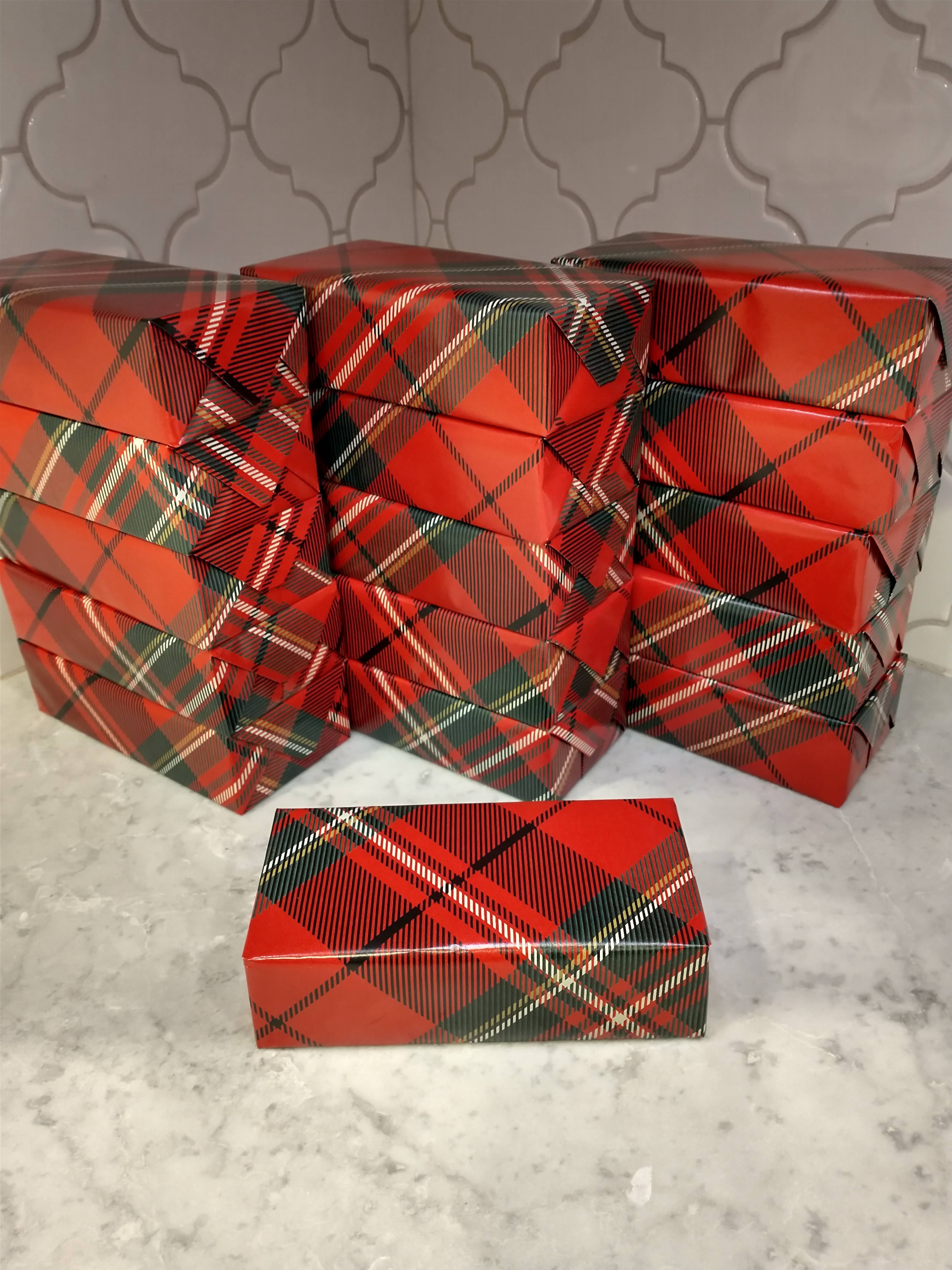 One Dozen- Plaid Wrapping Paper – Wee Marie's Scottish Shortbread